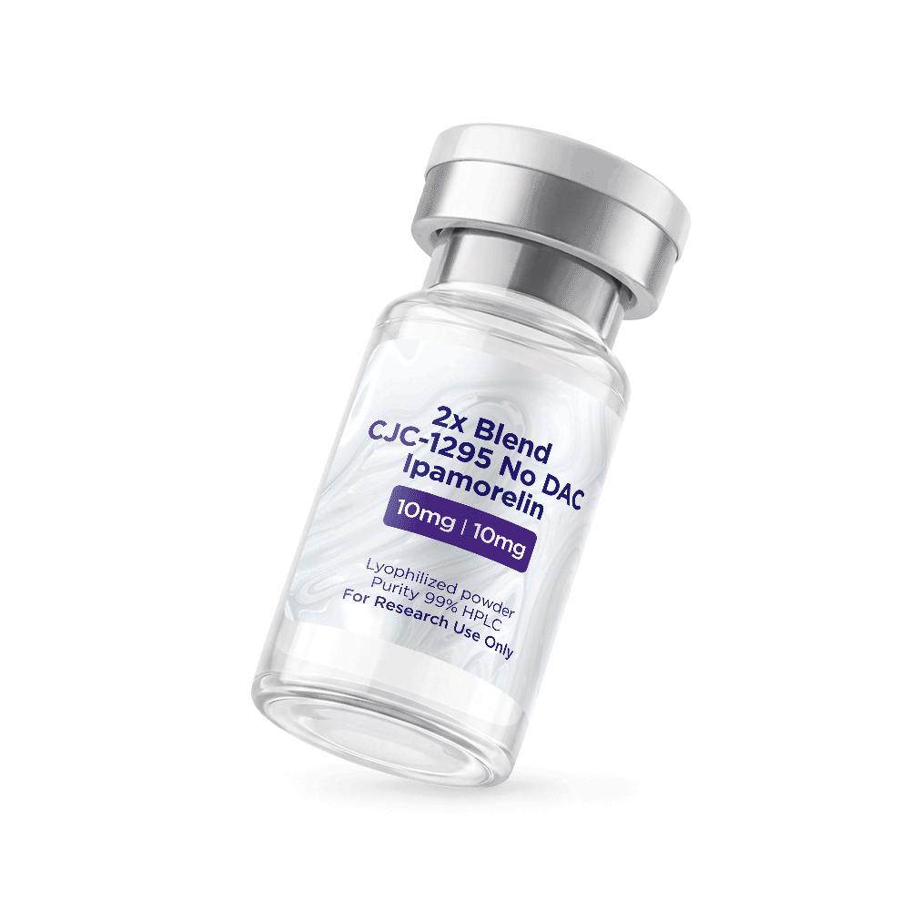 CJC-1295 w/o DAC 10mg + Ipamorelin 10mg Peptides - 3
