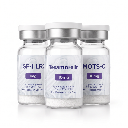 Elite Performance Research Kit — Tesamorelin 10mg + IGF-1 LR3 1mg + MOTS-C 10mg Peptides