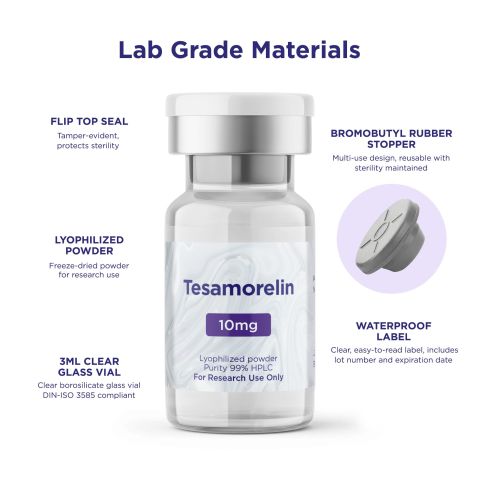 Tesamorelin 10mg Peptides - Thumbnail 4