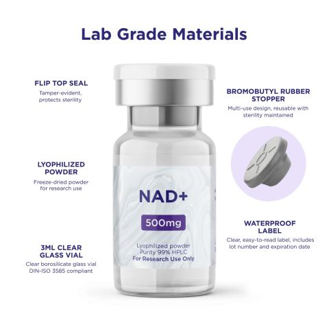 NAD+ 500mg Peptides - Thumbnail 4