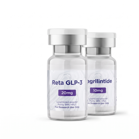 Elite Metabolic Stack Research Kit — GLP-3 20mg + Cagrilintide Peptides - Thumbnail