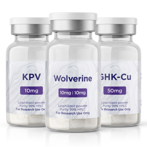 Advanced Matrix Signaling Research Kit — BPC/TB Blend + KPV 10mg + GHK-Cu 50mg Peptides - Thumbnail
