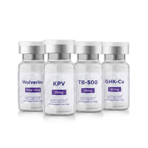 Advanced Matrix Signaling Research Kit — BPC/TB Blend + KPV 10mg + TB-500 10mg + GHK-Cu 50mg Peptides - Thumbnail